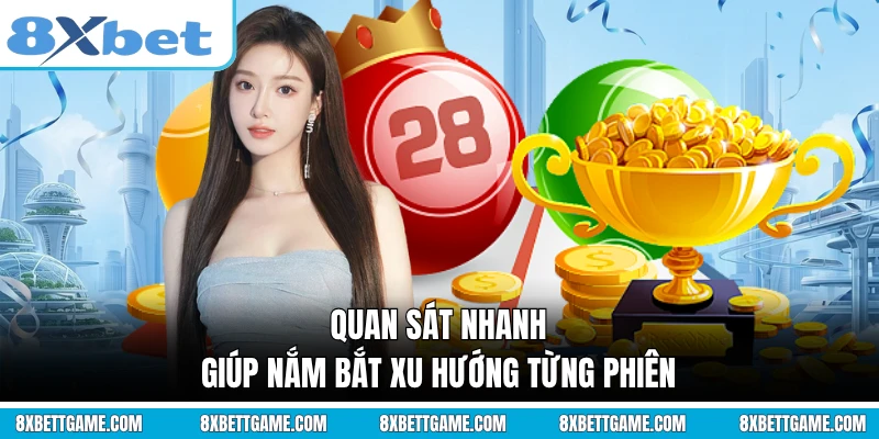Quan sát nhanh giúp nắm bắt xu hướng từng phiên